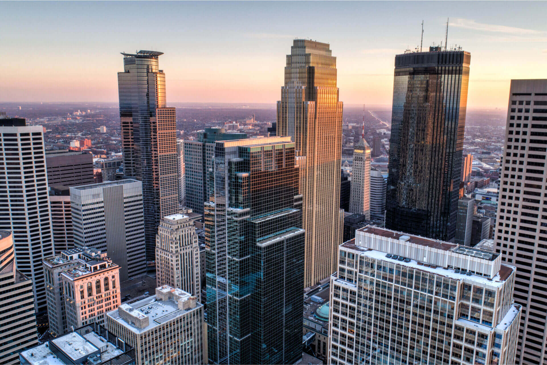 Picture of city skyline