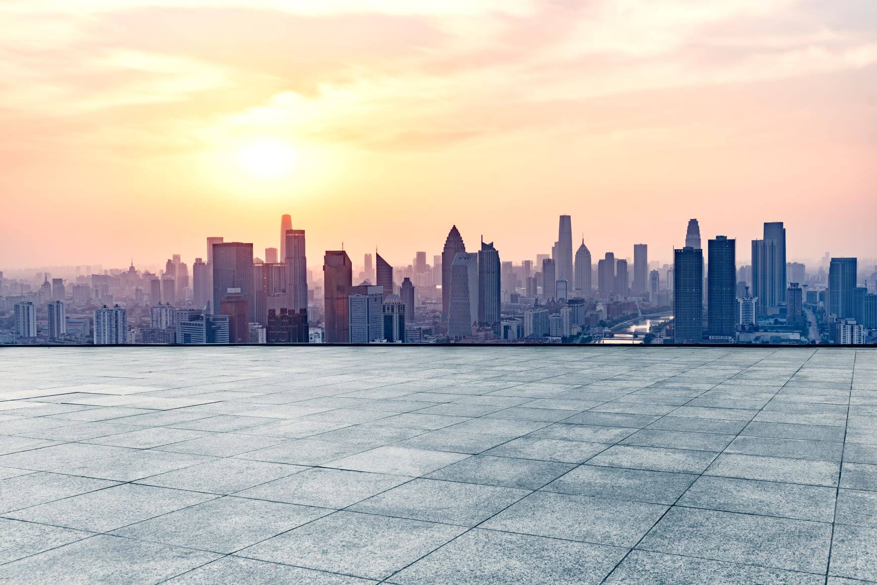 Picture of city skyline.