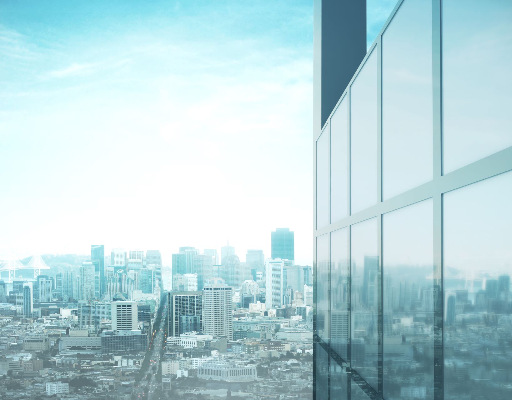 Picture of modern buildings in city.
