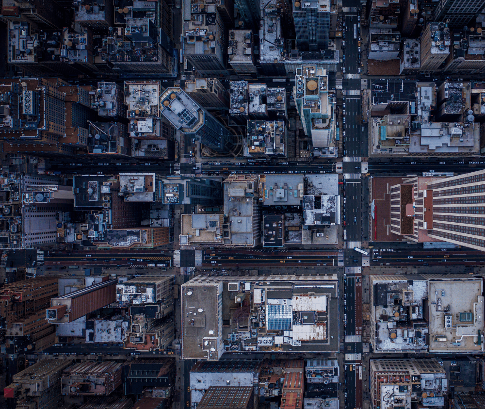 Stock Photo of a city block
