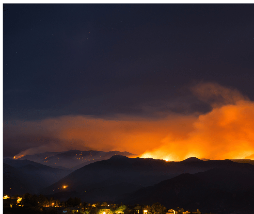 Stock image of california fires